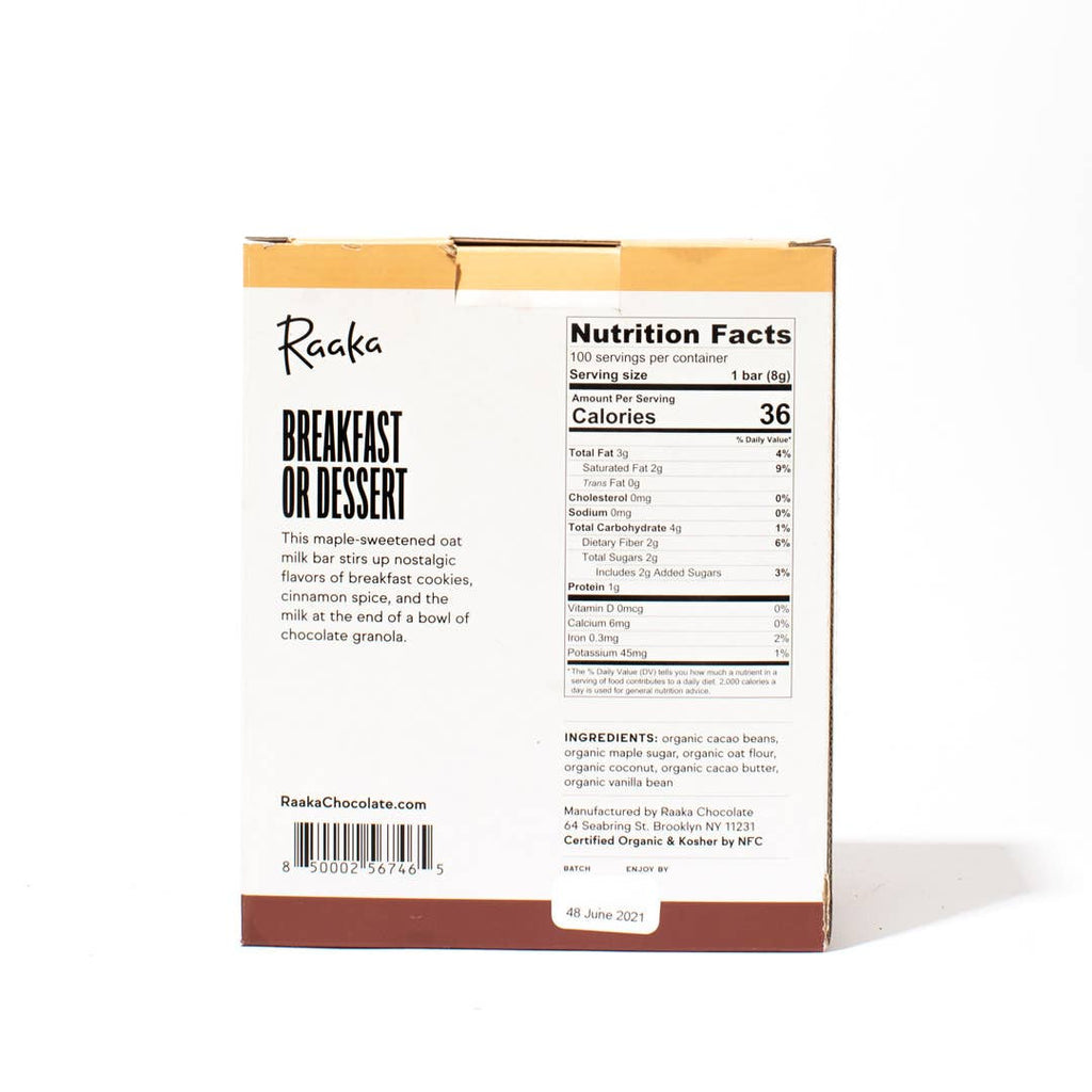 58% Oat Milk Mini Chocolate Bars - $1 Per
