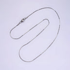 18.5'' Ready to Use Stainless Steel Cocoon Necklace Chain, Layer Snake Twisted Chain Necklace
