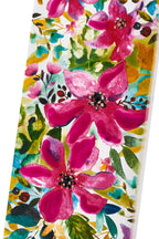 Flat Handmade Candle - All Over Pink Flowers & Greenery