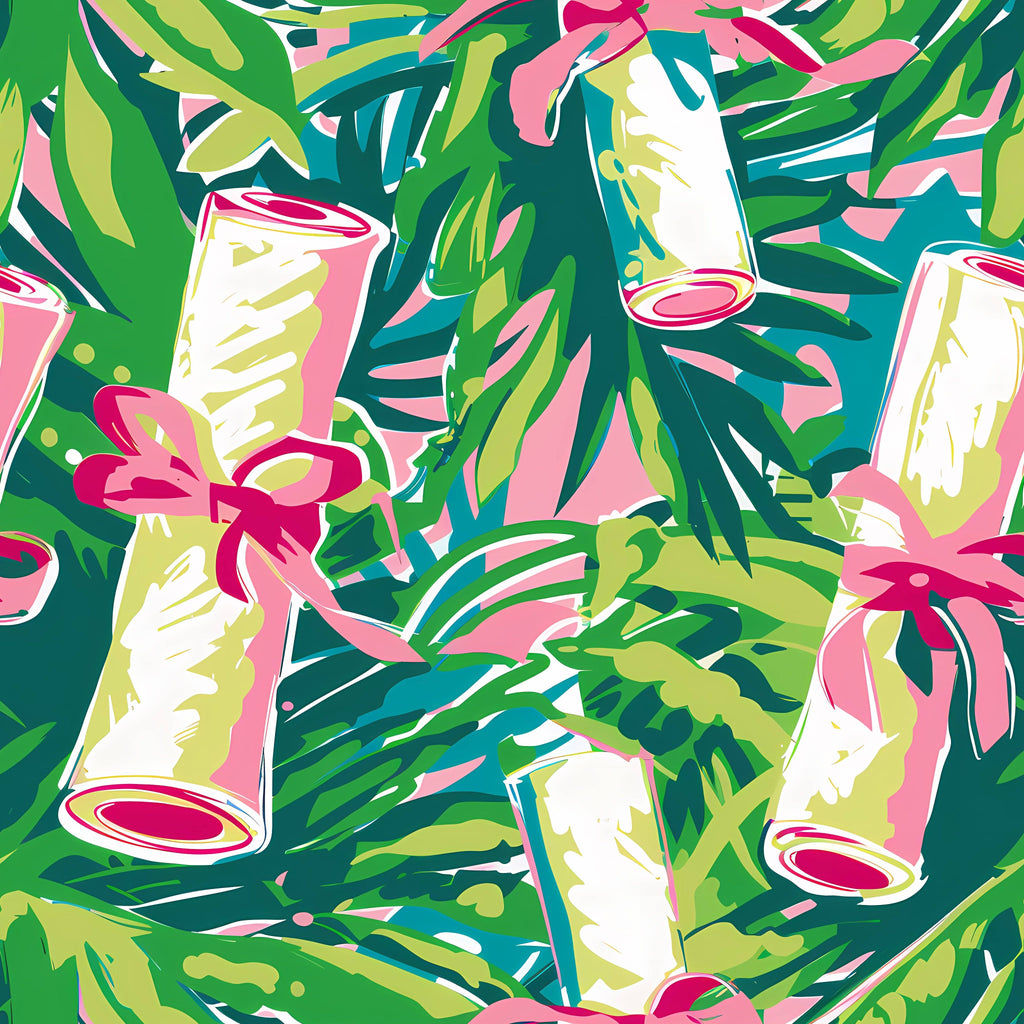 Bottle Wrap Preppy Diploma - Prosecco Collection