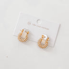 Huggie Pearl Earrings