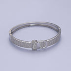 Gold Belt Buckle Bracelet