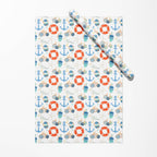 Retro Coastal Gift Wrap