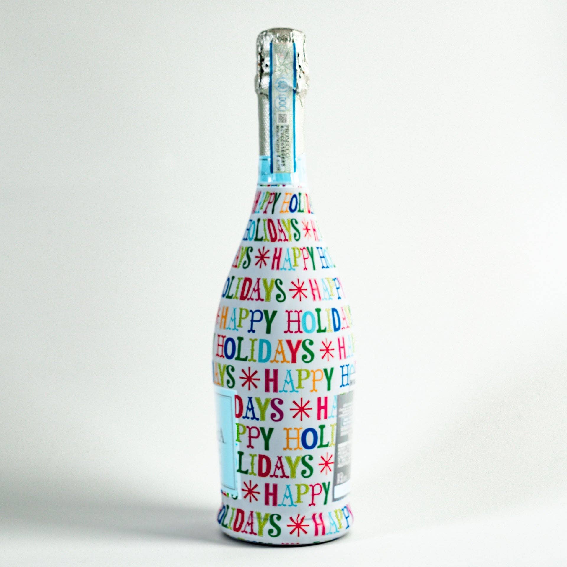 Bottle Wrap Happy Holidays - Prosecco Collection