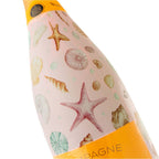 Bottle Wrap Pink Seashells - Champagne Collection