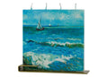 "Seascape at Saintes-Maries" by Vincent van Gogh 2 - Square
