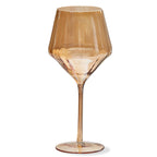 Chelsea Optic Wine Glass Amber Glass Everyday: Gold / Glass