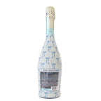 Bottle Wrap Blue Bows - Prosecco Collection