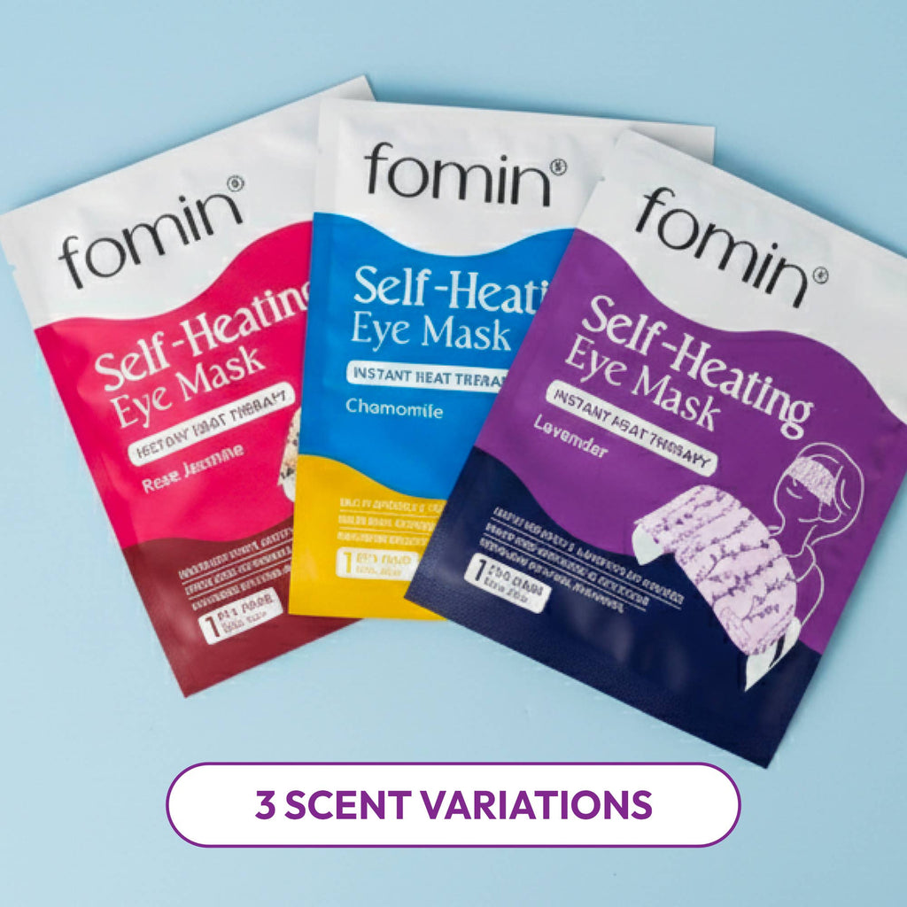 Fomin | Self-Heating Eye Masks | Variety Pack | 6PK