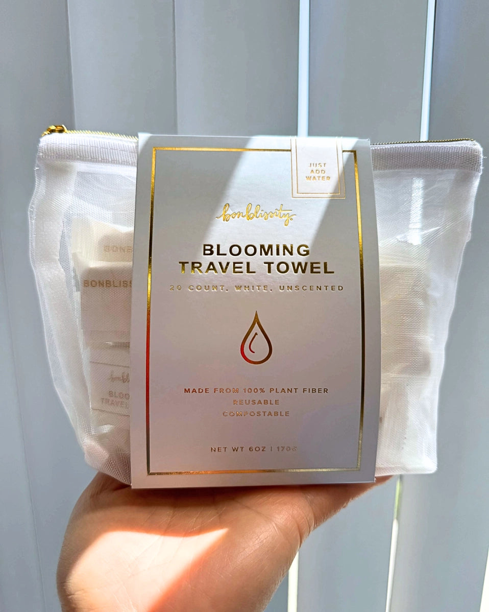 Blooming Travel Towel - 1 Pack (20 ct)