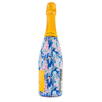 Bottle Wrap Preppy Bride and Groom - Champagne Collection