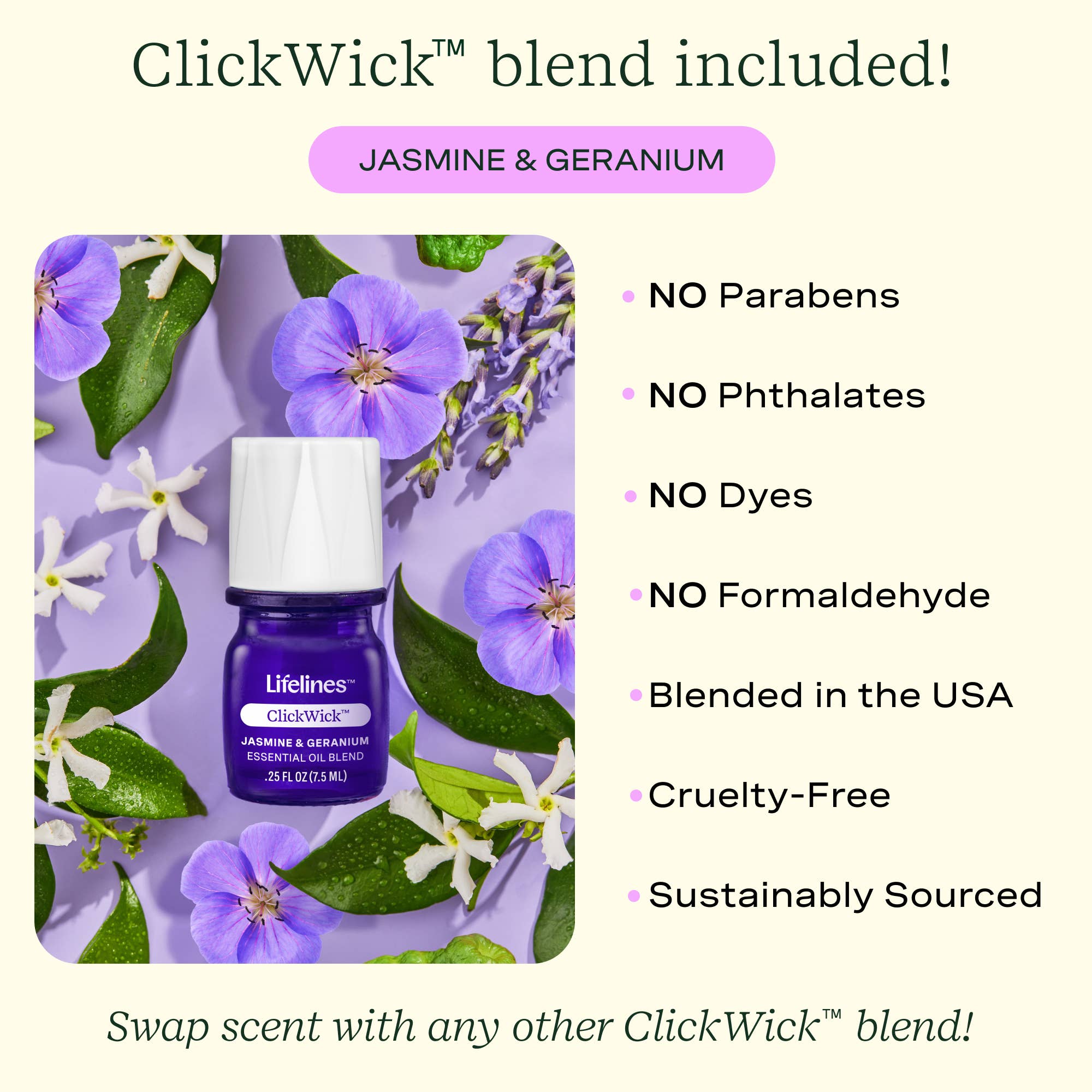 Flameless Candle Diffuser - Frosted Glass (Cream)