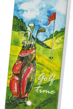 Flat Hand-crafted Candle - Golf Time