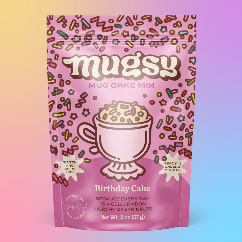 2 Flavor Mug Cake Mix Case: Bday Cake, Chocolate Chip Cookie
