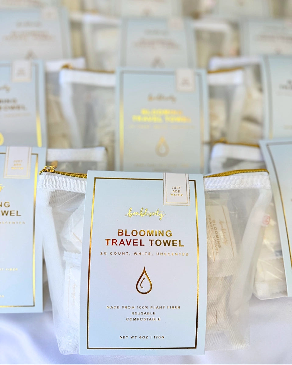 Blooming Travel Towel - 1 Pack (20 ct)