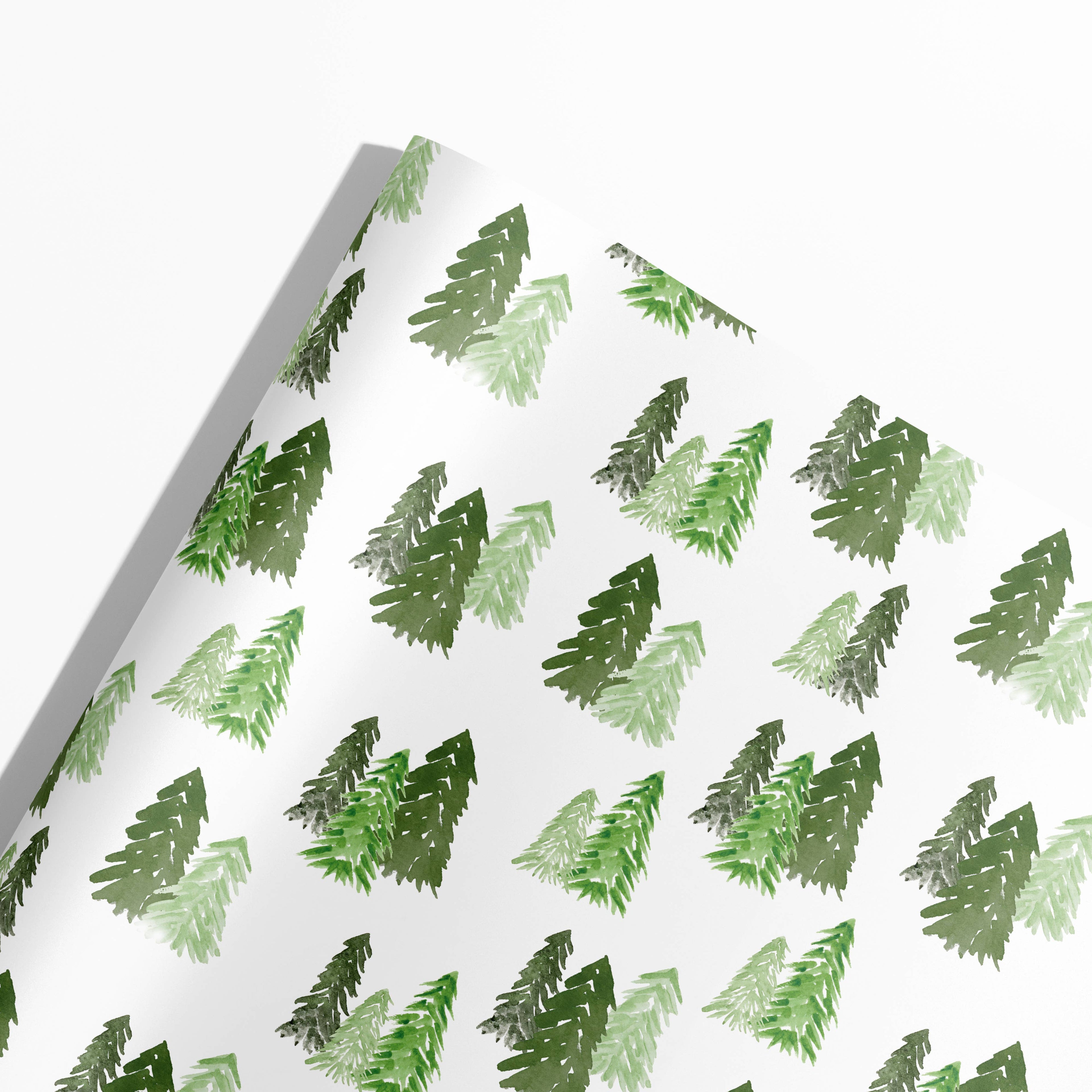 Forest Trees Gift Wrap