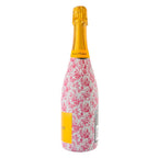 Bottle Wrap Grandmillenial Pink Floral - Champagne Collection