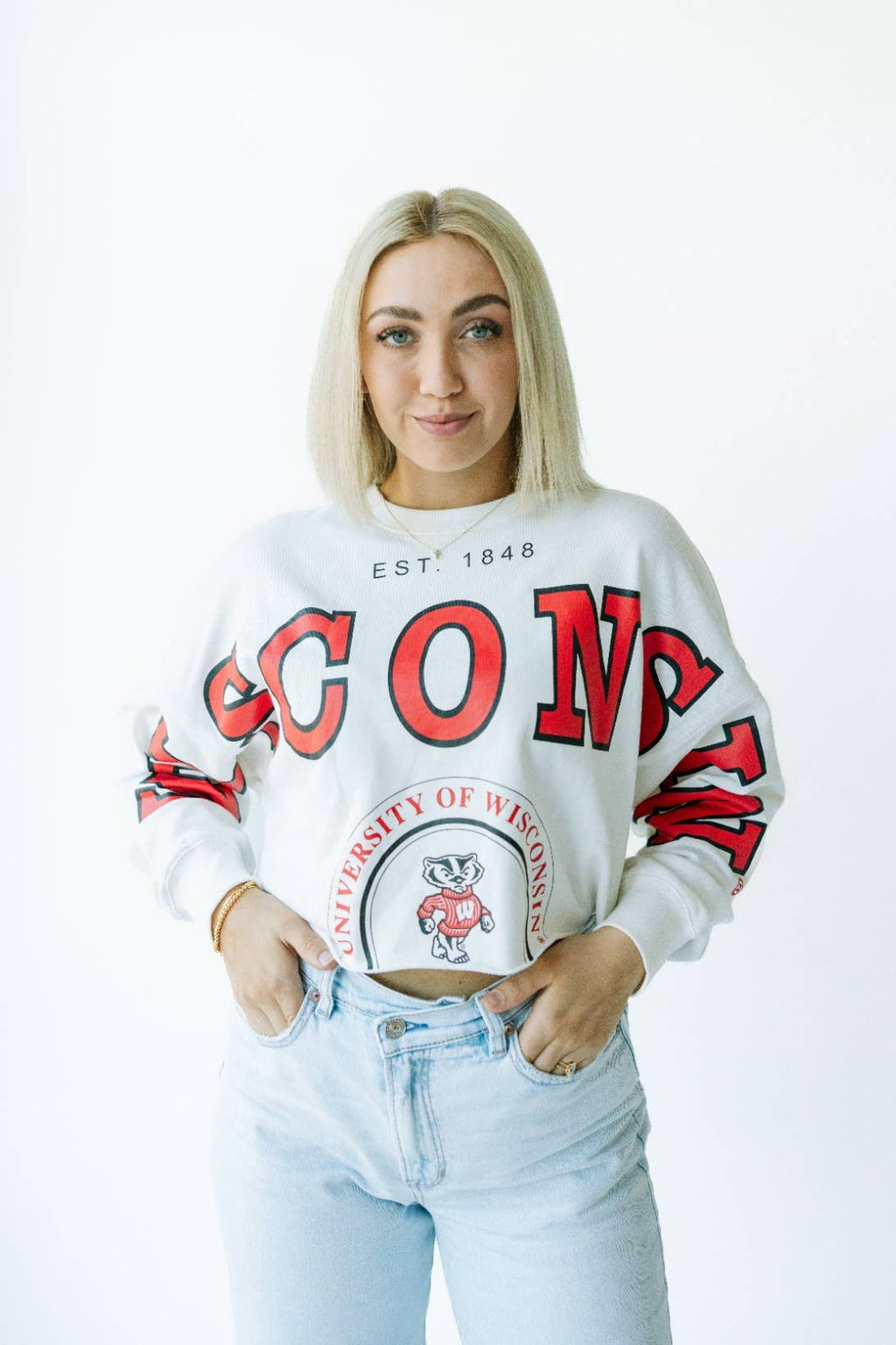 Wisconsin Cropped Longsleeve