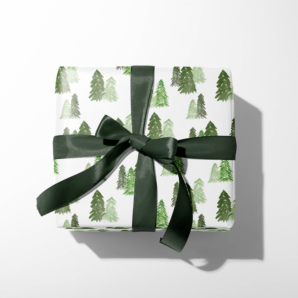 Forest Trees Gift Wrap
