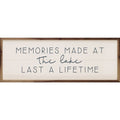 Memories Made At The Lake White: 12 x 4 x 1.5